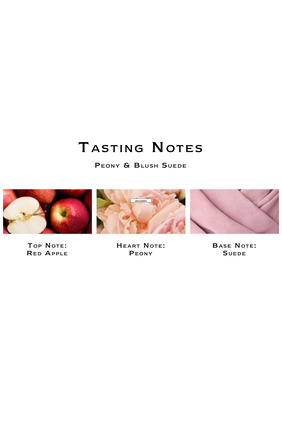 Peony and BFragrance Notes:	Red Apple, Peony, Suede